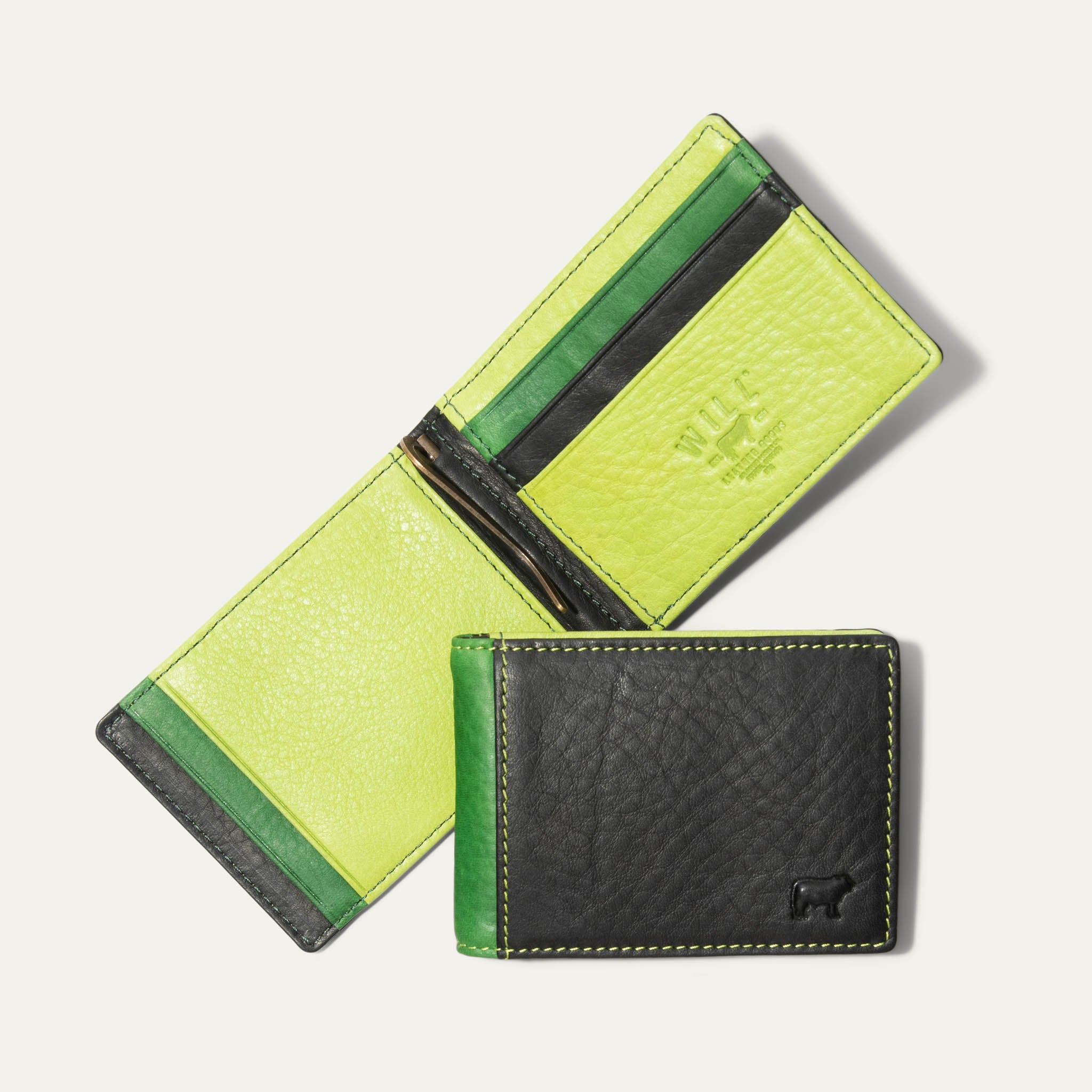Mondrian Color-Block Slimfold Wallet