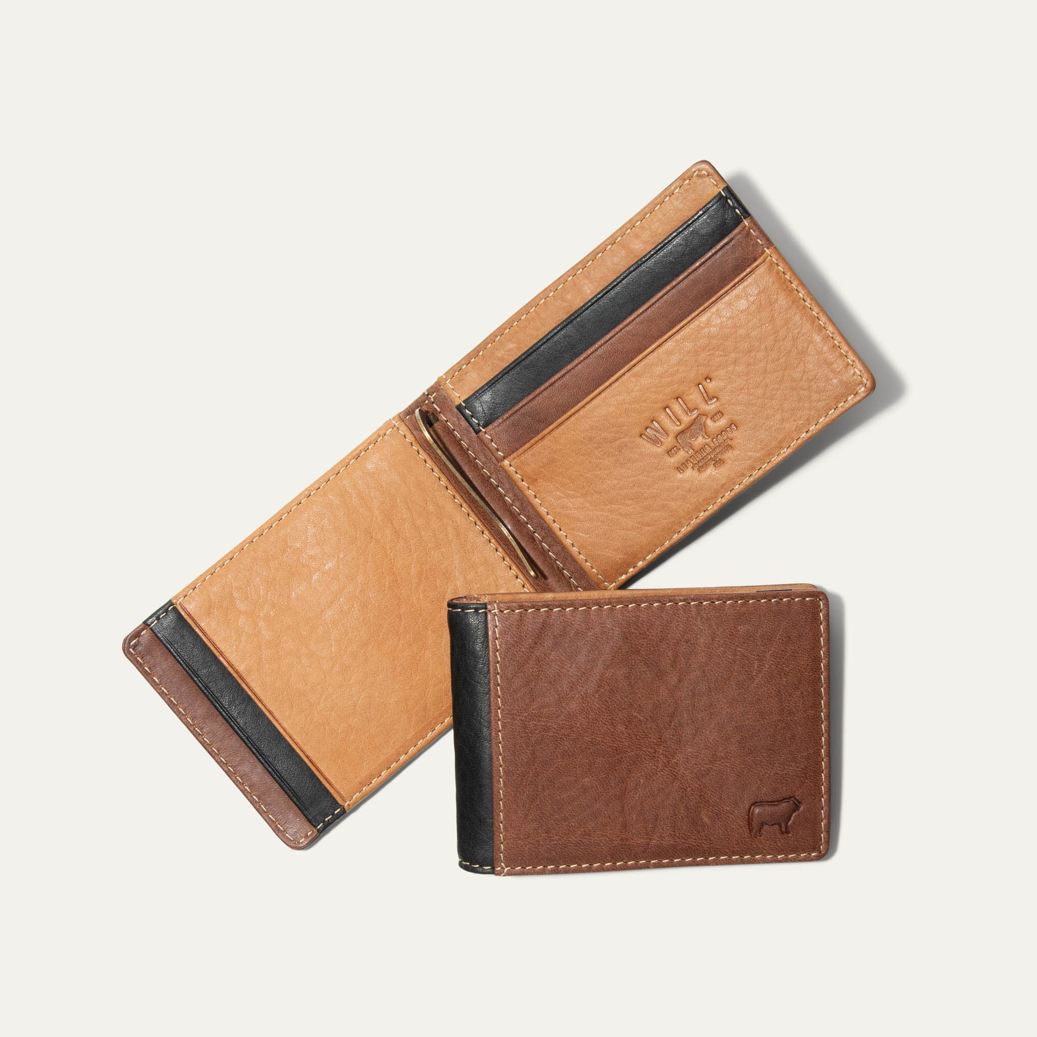 Mondrian Color-Block Slimfold Wallet