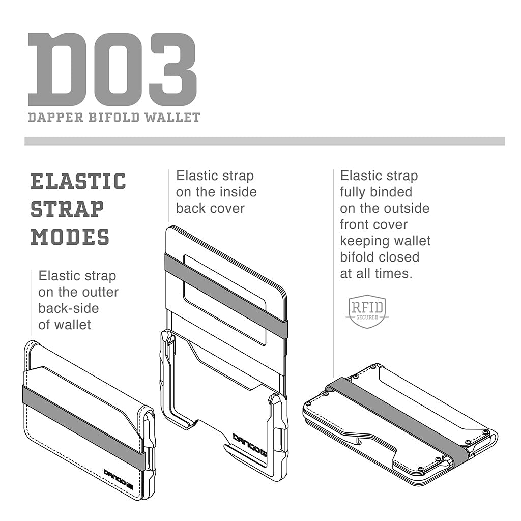 D03 - 3 Pocket Bifold (D03 only)