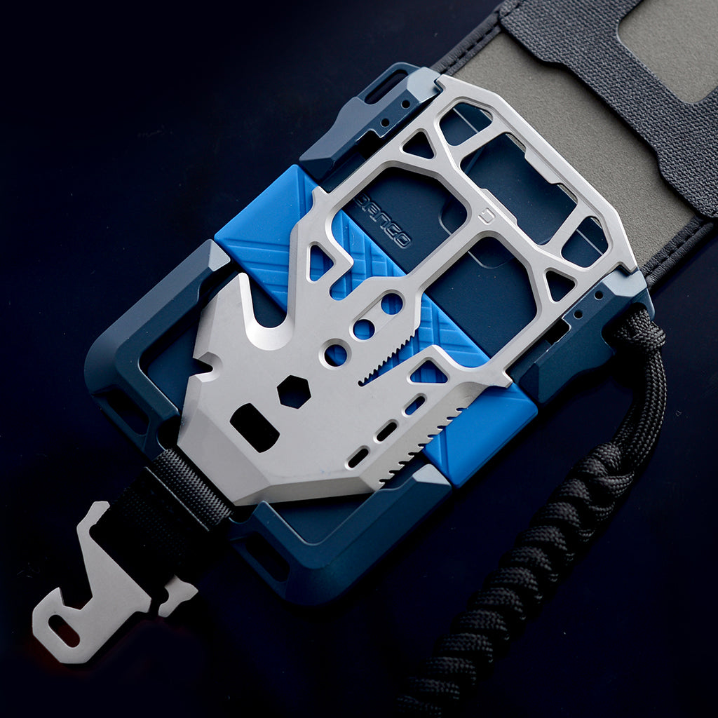 M1 Maverick™ Bifold Wallet - Spec-Ops - 4 Pocket DTEX - Blueline