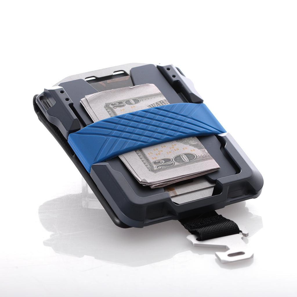 M1 Maverick™ Bifold Wallet - Spec-Ops - 4 Pocket DTEX - Blueline