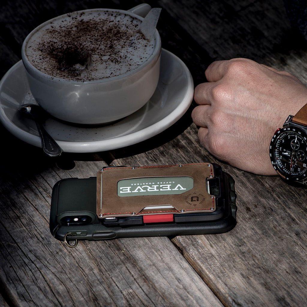 M1 Maverick™ Wallet - Special Edition - Slate Grey - Single Pocket Leather