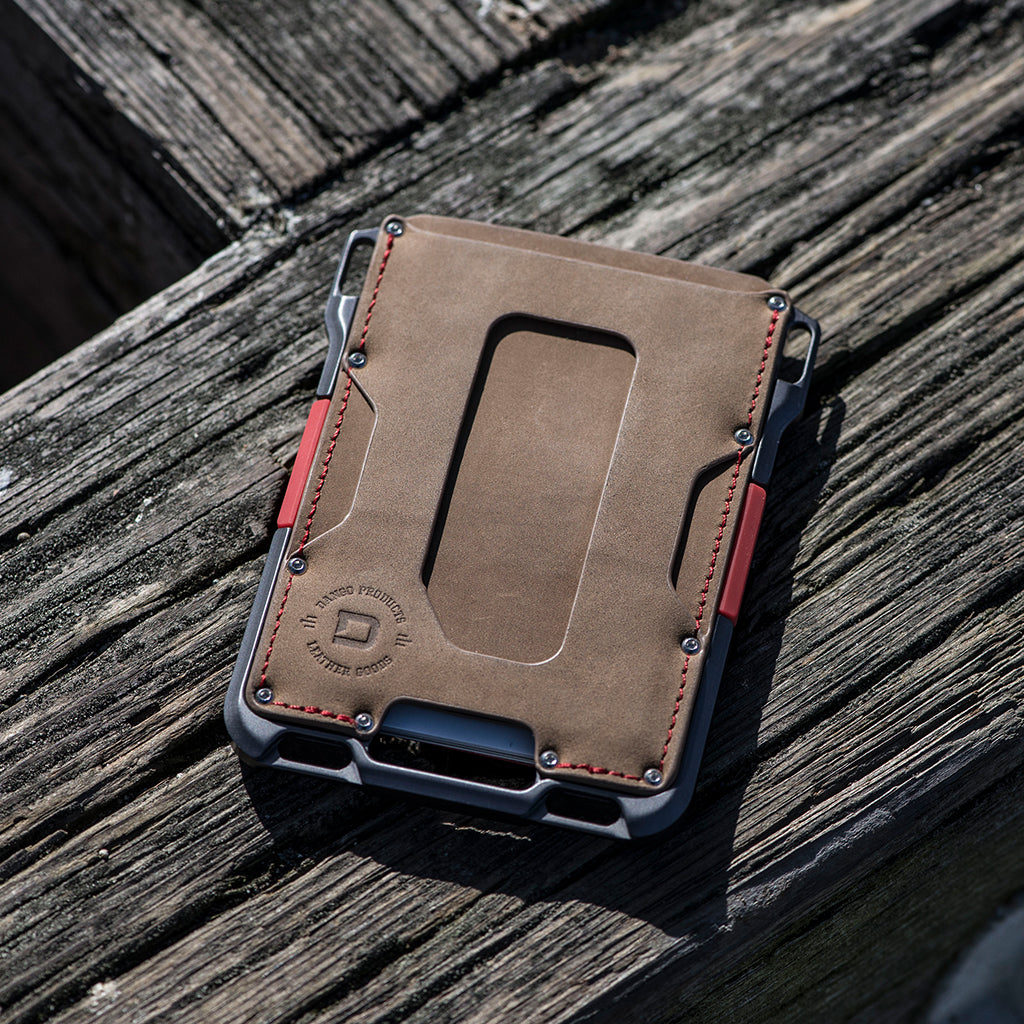 M1 Maverick™ Wallet - Special Edition - Slate Grey - Single Pocket Leather