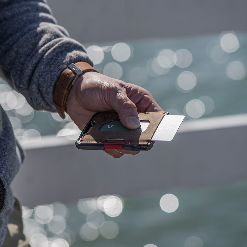 M1 Maverick™ Wallet - Special Edition - Slate Grey - Single Pocket Leather