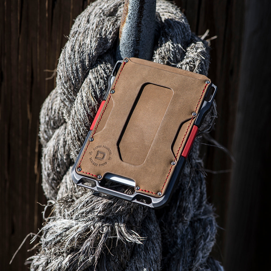 M1 Maverick™ Wallet - Special Edition - Slate Grey - Single Pocket Leather